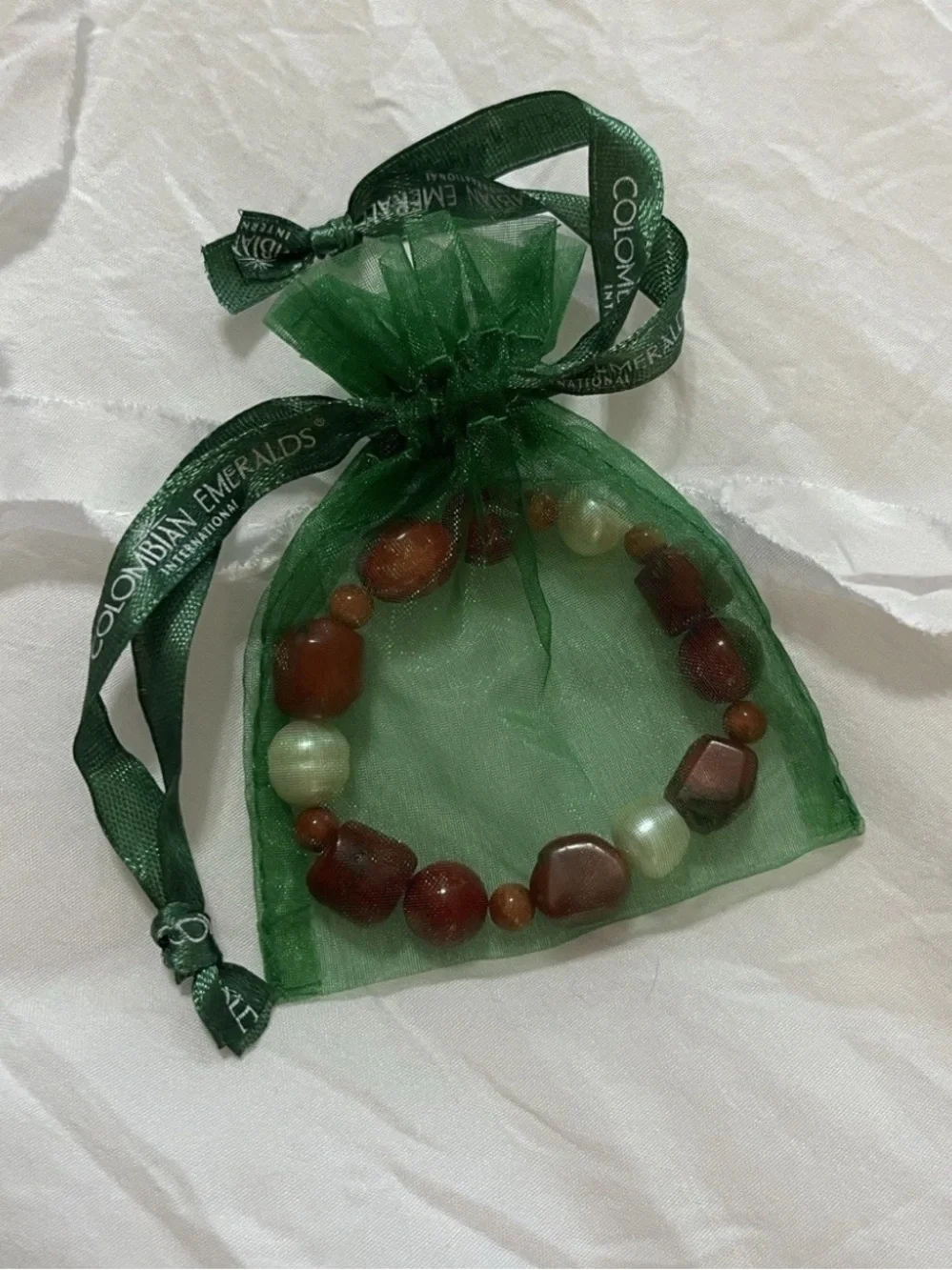 Natural Reds Gemstone Bracelet from Barbados~ Sandals Resort, Jewelry Store NEW